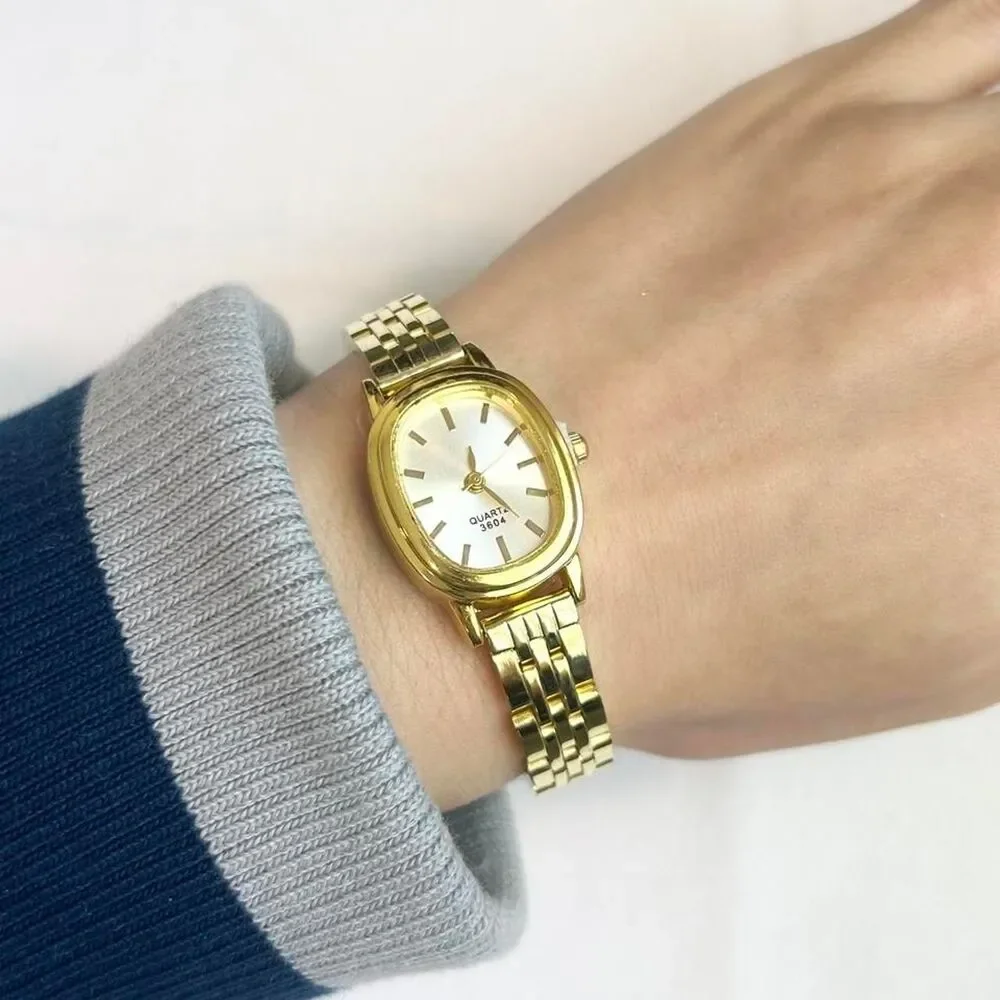 Vintage Inspired Luxury Gold Tone Watch